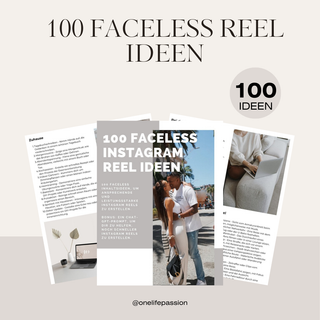 100 Faceless Reel Ideen + Chat GPT Prompt